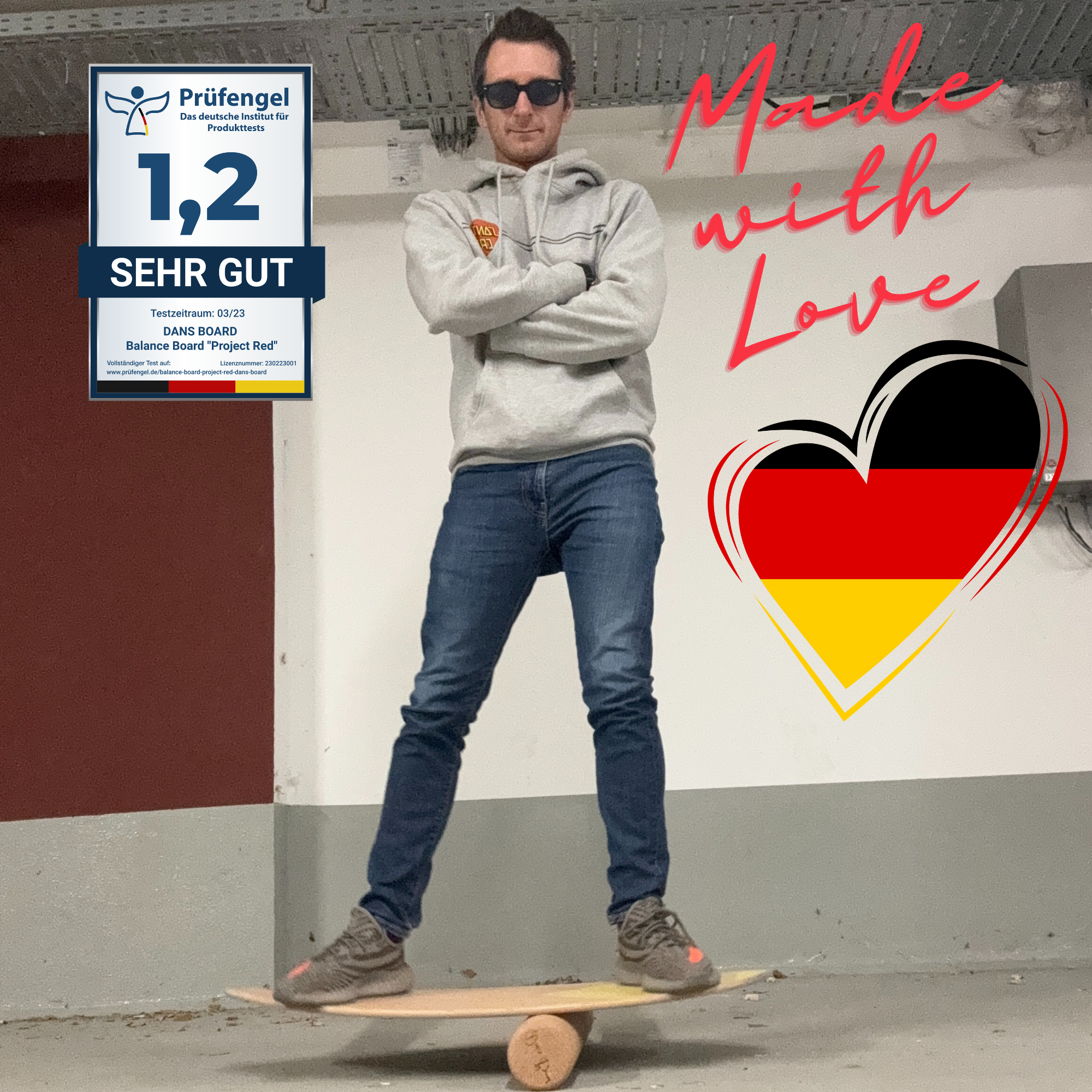 Balance-Board - Made with Love in Germany